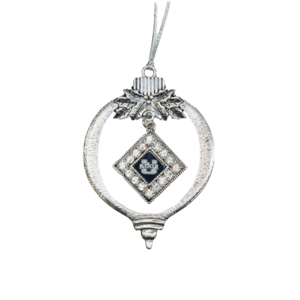 metal u-state ornament bulb diamond